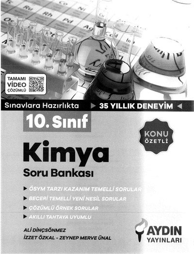 KİMYA SORU BANKASI