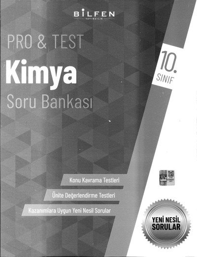 PRO & TEST KİMYA SORU BANKASI YENİ NESİL SORULAR Vega Efsanesi