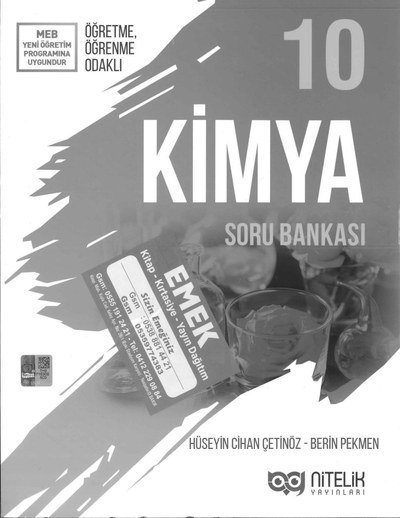 KİMYA SORU BANKASI Vega Efsanesi