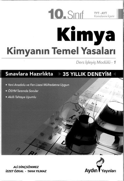 KİMYA KİMYANIN TEMEL YASALARI DERS İŞLEYİŞ MODÜLÜ 1 Vega Efsanesi