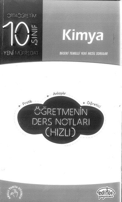 KİMYA ÖĞRETMENİN DERS NOTLARI (HIZLI) Vega Efsanesi