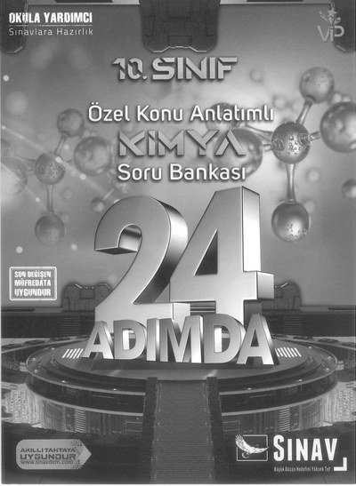 ÖZEL KONU ANLATIMLI KİMYA SORU BANKASI 24 ADIMDA