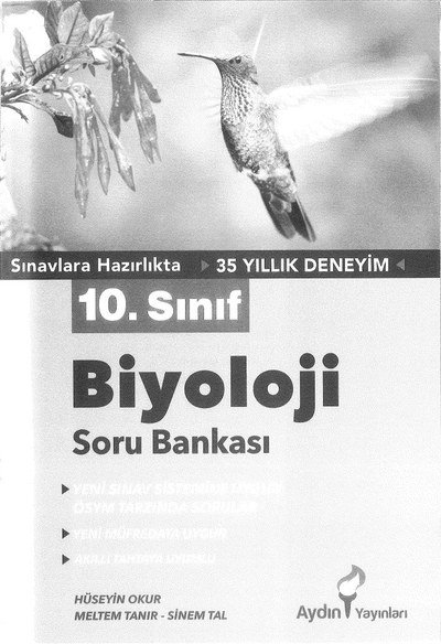 BİYOLOJİ SORU BANKASI Vega Efsanesi