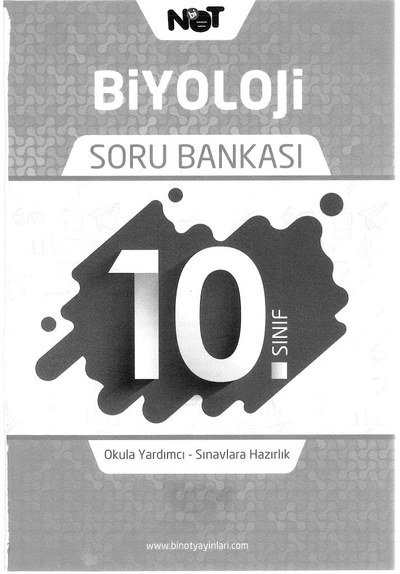 BİYOLOJİ SORU BANKASI Vega Efsanesi