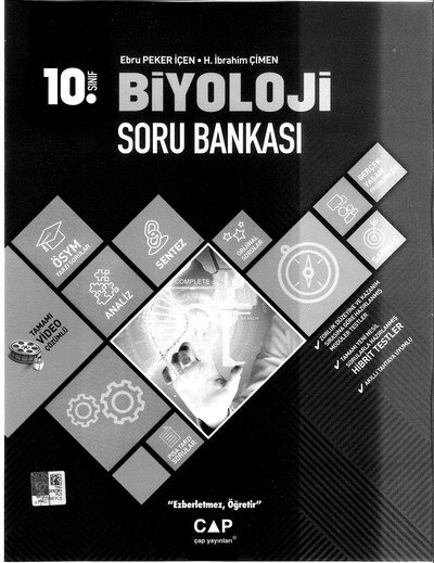 BİYOLOJİ SORU BANKASI Vega Efsanesi