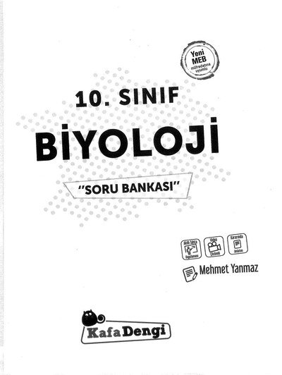 BİYOLOJİ SORU BANKASI Vega Efsanesi