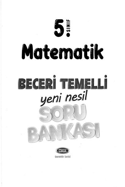 MATEMATİK SORU BANKASI