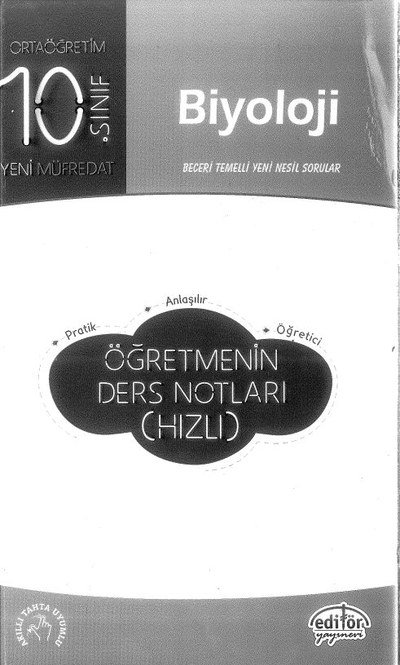 BİYOLOJİ ÖĞRETMENİN DERS NOTLARI (HIZLI) Vega Efsanesi