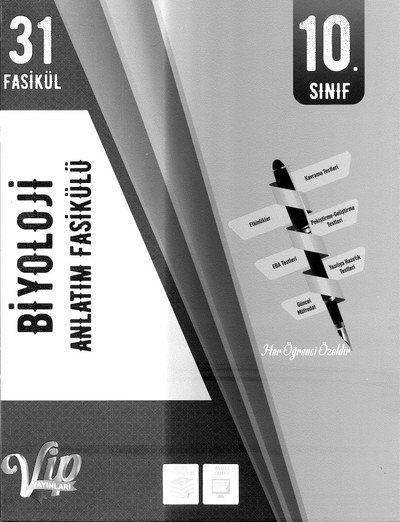 BİYOLOJİ ANLATIM FASİKÜLÜ 31 FASİKÜLÜ Vega Efsanesi