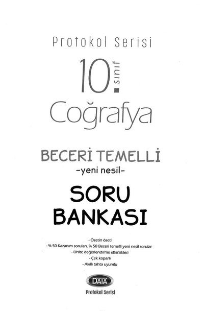 COĞRAFYA BECERİ TEMELLİ YENİ NESİL SORU BANKASI