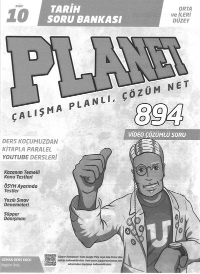 TARİH SORU BANKASI PLANET ÇALIŞMA PLANLI ÇÖZÜM NET Vega Efsanesi