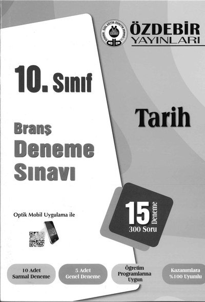 BRANŞ DENEME SINAVI TARİH 15 DENEME 300 SORU Vega Efsanesi
