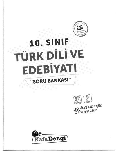 TÜRK DİLİ VE EDEBİYATI SORU BANKASI Vega Efsanesi