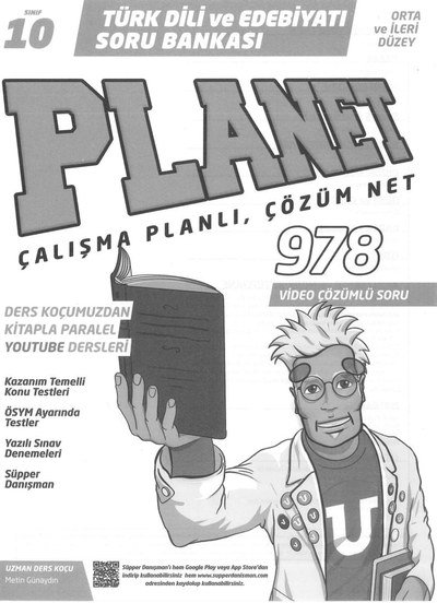 TÜRK DİLİ VE EDEBİYATI SORU BANKASI PLANET ÇALIŞMA PLANLI ÇÖZÜM NET Vega Efsanesi
