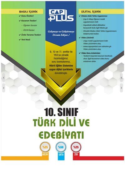 TÜRK DİLİ VE EDEBİYATI SORU BANKASI