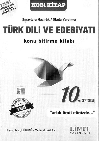TÜRK DİLİ VE EDEBİYATI KONU BİTİRME KİTABI Vega Efsanesi