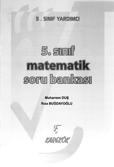 MATEMATİK SORU BANKASI Vega Efsanesi