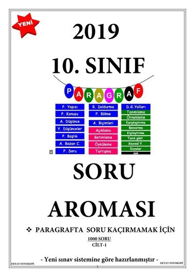 PARAGRAF SORU BANKASI 750 SORU Vega Efsanesi