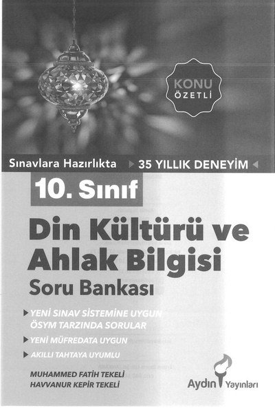 DİN KÜLTÜRÜ VE AHLAK BİLGİSİ SORU BANKASI Vega Efsanesi