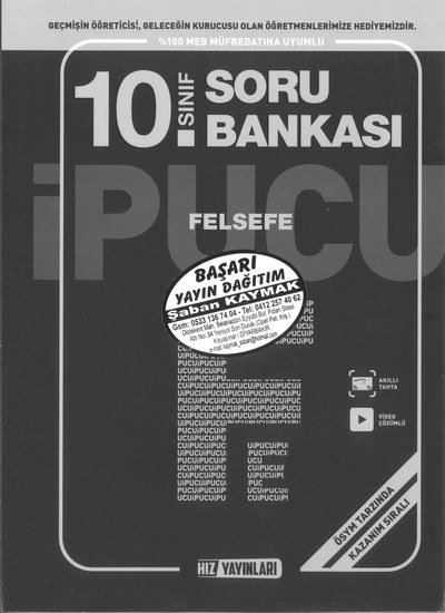 SORU BANKASI FELSEFE Vega Efsanesi