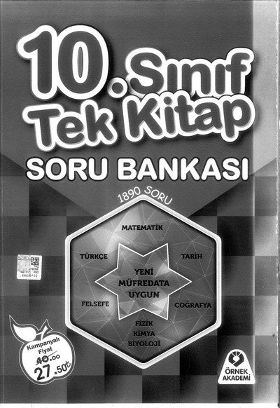 TEK KİTAP SORU BANKASI Vega Efsanesi