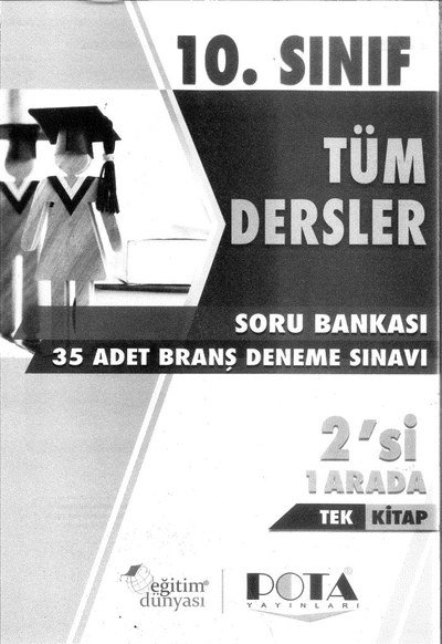 TÜM DERSLER SORU BANKASI 35 ADET BRANŞ DENEME SINAVI 2'Sİ 1 ARADA TEK KİTAP Vega Efsanesi