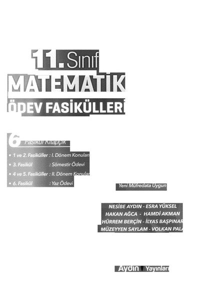 MATEMATİK ÖDEV FASİKÜLLERİ 6 FASİKÜL KİTAPÇIK Vega Efsanesi