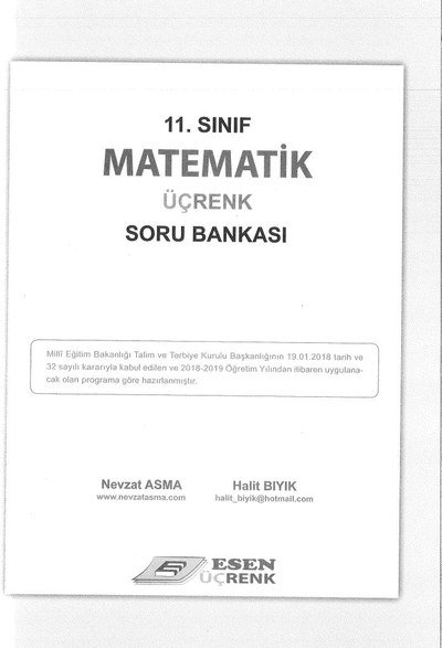 MATEMATİK ÜÇRENK SORU BANKASI Vega Efsanesi