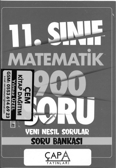 MATEMATİK 900 SORU YENİ NESİL SORULAR SORU BANKASI Vega Efsanesi