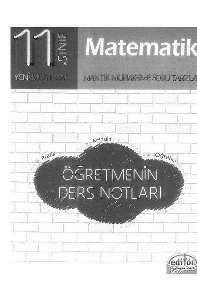 MATEMATİK MANTIK MUHAKEME SORU TARZLARI ÖĞRETMENİN DERS NOTLARI Vega Efsanesi