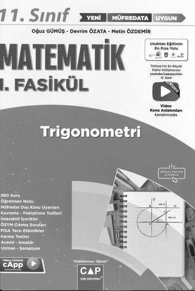 MATEMATİK 1. FASİKÜL TRİGONOMETRİ Vega Efsanesi