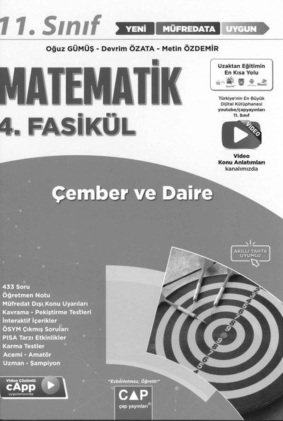 MATEMATİK 4. FASİKÜL ÇEMBER VE DAİRE