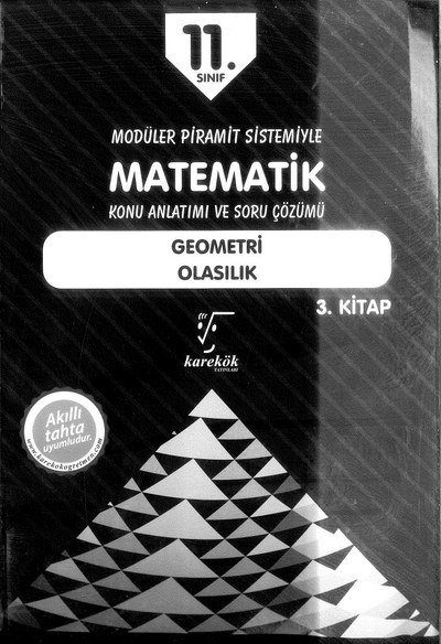 MATEMATİK KONU ANLATIMI VE SORU ÇÖZÜMÜ GEOMETRİ OLASILIK
