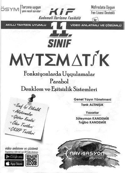 MATEMATİK FONKSİYONLARDA UYGULAMALAR PARABOL DENKLEM VE EŞİTSİZLİK SİSTEMLERİ