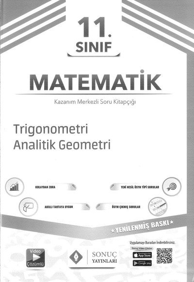MATEMATİK SOUR KİTAPÇIĞI TRİGONOMETRİ ANALİTİK GEOMETRİ Vega Efsanesi