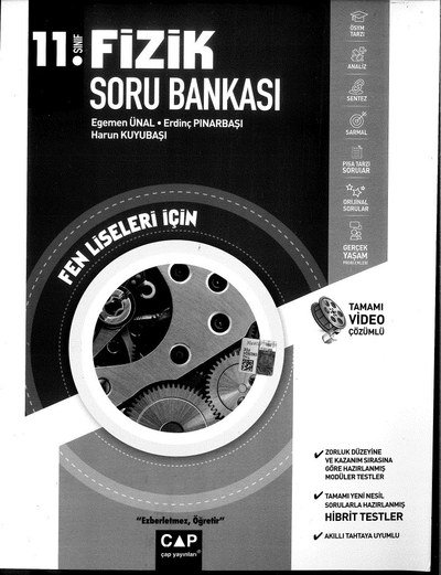FİZİK SORU BANKASI FEN LİSELERİ İÇİN Vega Efsanesi
