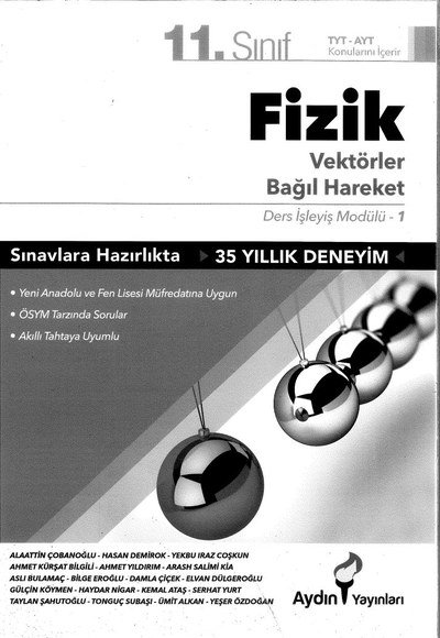 FİZİK VEKTÖRLER BAĞIL HAREKET Vega Efsanesi