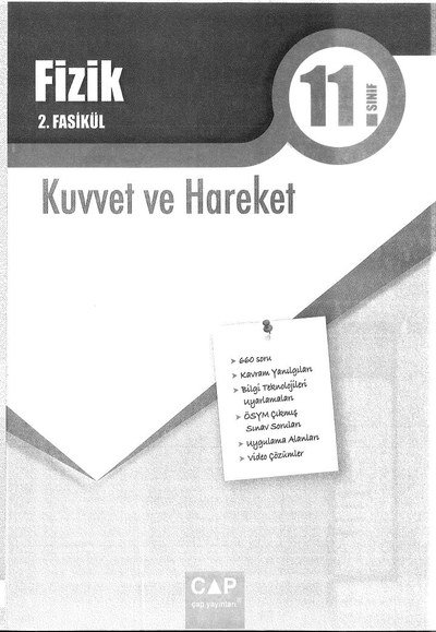 FİZİK 2. FASİKÜL KUVVET VE HAREKET Vega Efsanesi