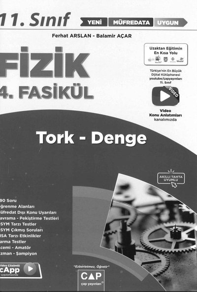 FİZİK 4. FASİKÜL TORK DENGE Vega Efsanesi