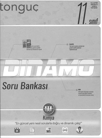 DİNAMO SORU BANKASI KİMYA Vega Efsanesi