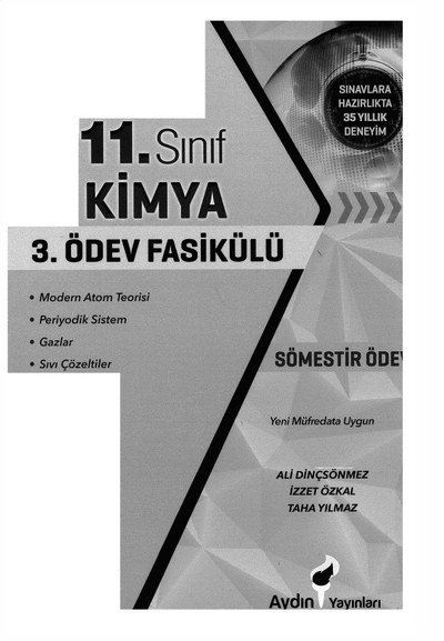 KİMYA 3. ÖDEV FASİKÜLÜ Vega Efsanesi