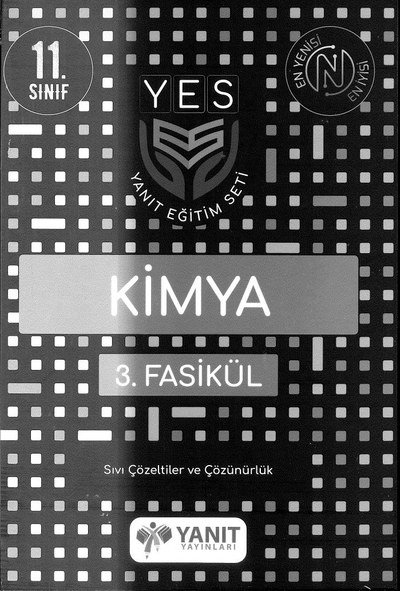 KİMYA 3. FASİKÜL SIVI ÇÖZELTİLER VE ÇÖZÜNÜRLÜK
