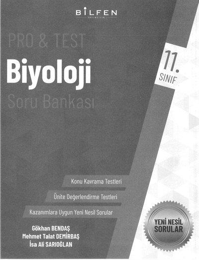 PRO & TEST BİYOLOJİ SORU BANKASI Vega Efsanesi