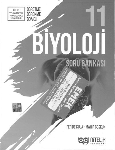 BİYOLOJİ SORU BANKASI Vega Efsanesi