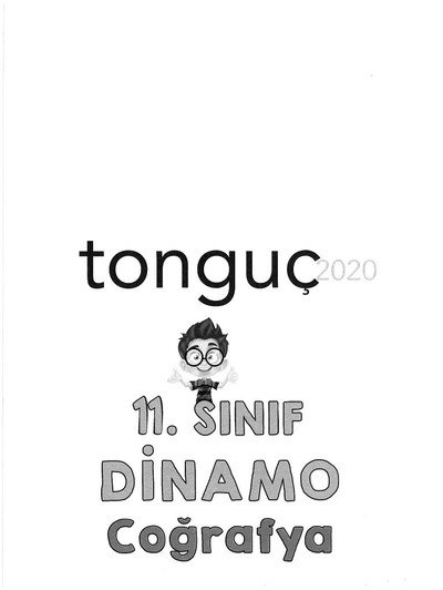 DİNAMO COĞRAFYA SORU BANKASI