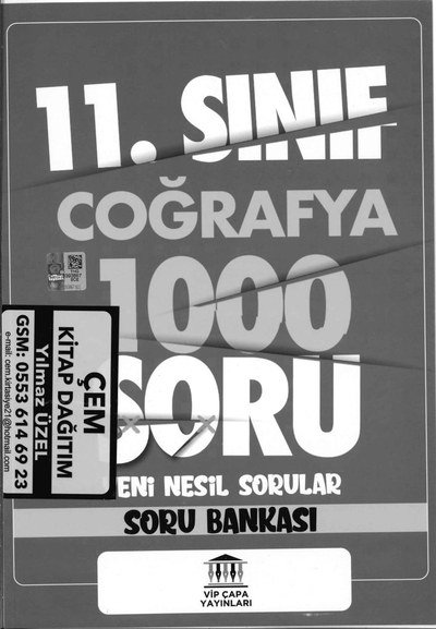 COĞRAFYA 1000 SORU YENİ NESİL SORULAR SORU BANKASI Vega Efsanesi