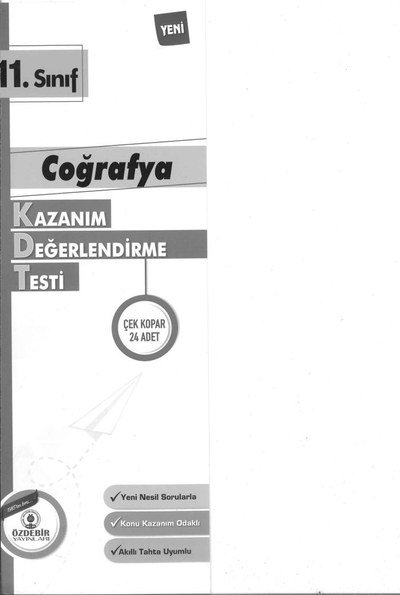 COĞRAFYA KAZANIM DEĞERLENDİRME TESTİ
