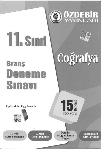 BRANŞ DENEME SINAVI COĞRAFYA 15 DENEME 300 SORU