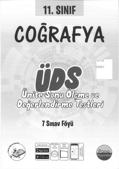 COĞRAFYA ÜNİTE SONU ÖLÇME VE DEĞERLENDİRME TESTLERİ Vega Efsanesi