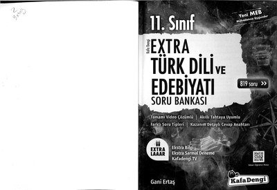EXTRA TÜRK DİLİ VE EDEBİYATI SORU BANKASI Vega Efsanesi